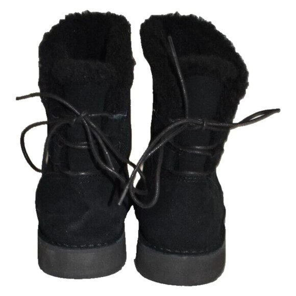 New! UGG Naiyah Back Tie Boot Booties Black Size 7 1138236 DD436 - Picture 5 of 7
